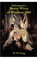 Shakespeare's Merry Wives of Windsor 1602