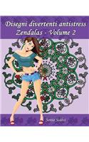 Disegni divertenti antistress - Zendalas - Volume 2