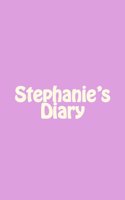 Stephanie's Diary: A 5 x 8 Blank Notebook(Journal, Notebooks)