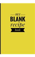 My Blank Recipe Book