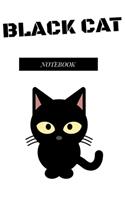 Black Cat Notebook-2020 weekly planner: Funny Lined Notebook / Journal Gift, 100 Pages, 6×9, Soft Cover, Matte Finish