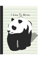I Like To Write