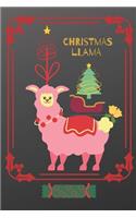 Christmas llama