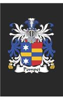 Pompei: Pompei Coat of Arms and Family Crest Notebook Journal (6 x 9 - 100 pages)