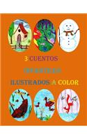 3 Cuentos infantiles ilustrados a color