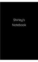 Shirley's Notebook: Notebook / Journal / Diary - 6 x 9 inches (15,24 x 22,86 cm), 150 pages.