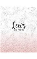 Lexi's Big Ideas: Personalized Notebook - 8x10 Lined Women's Journal