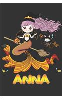 Anna: Anna Halloween Beautiful Mermaid Witch, Create An Emotional Moment For Anna?, Show Anna You Care With This Personal Custom Gift With Anna's Very Own