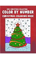 Kids Christmas Collection Color By Number Christmas Coloring Book