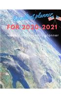 Excellent planner for 2020-2021 weekly and monthly planner