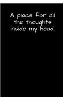 A place for all the thoughts inside my head.