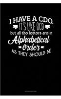 I Have CDO It's Like Ocd But All The Letter Are In Alphabetical Order As They Should Be: Address Book(380 Address Book)