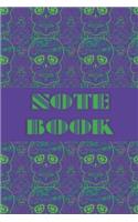 Notebook: Sugar Skull - Day of the Dead - Composition Book . Cornell Notes - Green Tiled Sugar Skulls