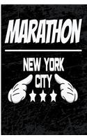Marathon New York City: Blank Lined Journal - 6x9 Journals for Runners, New York City Marathon