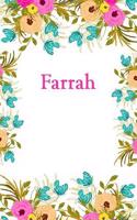 Farrah: Farrah Journal Diary Notebook