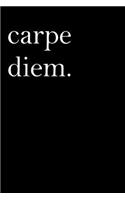 Latin Notebook - Carpe Diem.: Latin Journal, Seize the Day, 110 Lined Pages