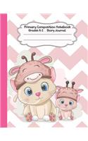 Primary Composition Notebook: Little Cats Series Primary Composition Notebook Grades K-2 Story Journal: Picture Space and Dashed Midline Kindergarten to Early Childhood 110 Story