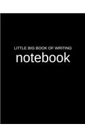 Little Big Book of Writing Notebook: An Extra Large 500 Page Blank Lined Journal and Diary for Daily Use