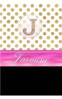 Jasmine: Personalized Lined Journal Diary Notebook 150 Pages, 6" X 9" (15.24 X 22.86 CM), Durable Soft Cover