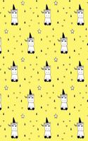 Journal Notebook Cute Little Unicorns Pattern 6