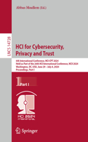 Hci for Cybersecurity, Privacy and Trust