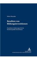 Renditen Von Bildungsinvestitionen