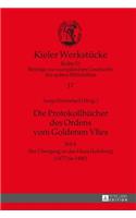 Die Protokollbuecher des Ordens vom Goldenen Vlies