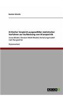 Kritischer Vergleich ausgewählter statistischer Verfahren zur Aufdeckung von Bilanzpolitik