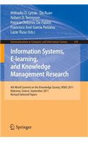 Information Systems, E-Learning, and Knowledge Management Research