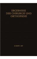 Ergebnisse Der Chirurgie Und Orthopädie