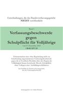 Verfassungsbeschwerde gegen Schulpflicht für Volljährige vom 8. Dezember 2015, 1 BvR 3157/15