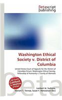 Washington Ethical Society V. District of Columbia