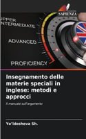Insegnamento delle materie speciali in inglese