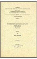 Commentaire Anonyme Du Livre d'Abba Isaie (Fragments)