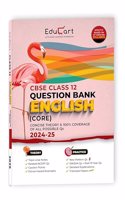 Educart CBSE Question Bank Class 12 English Core 2024-25 (As per latest CBSE Syllabus 23 Mar 2024)