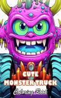Cute Monster Truck Coloring Book