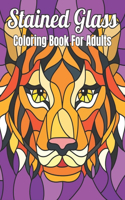 Stained Glass Coloring Book For Adults