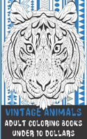 Adult Coloring Books Vintage Animals - Under 10 Dollars