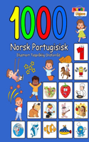 1000 Norsk Portugisisk Illustrert Tospråklig Ordforråd (Fargerik Utgave): Norwegian Portuguese Language Learning