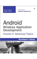 Android Wireless Application Development Volume II: Advanced Topics(Developer's Library)