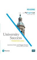University Success Reading, Transition Level, with Myenglishlab