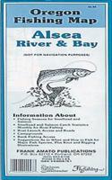 Alsea River & Bay Map