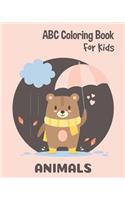 Animals ABC Coloring Book For Kids