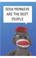 Sock Monkeys Are the Best Blank Lined Notebook Journal