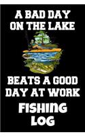 A Bad Day On The Lake Beats A Good Day At Work Fishing Log