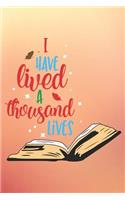 I Have Lived A Thousand Lives: School primary composition notebook for kids Wide Ruled copy book for elementary kids school supplies student teacher daily creative writing journal
