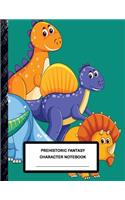 Prehistoric Fantasy Character Notebook