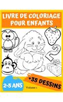 Livre de coloriage pour enfants 2-5 ans