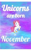 Unicorns Are Born In November