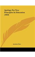 Apology For New Principles In Education (1818)